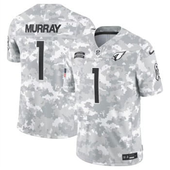 Men's Arizona Cardinals #1 Kyler Murray 2024 F.U.S.E Arctic Camo Salute to Service Limited Stitched Football Jersey Men's Arizona Cardinals #1 Kyler Murray 2024 F.U.S.E Arctic Camo Salute to Service Limited Stitched Football Jersey