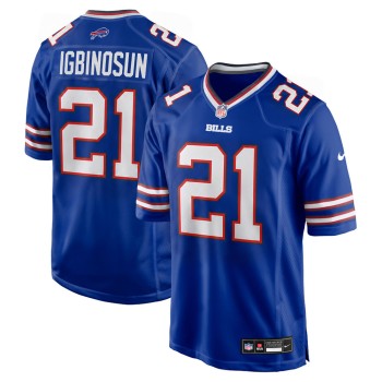 Youth Buffalo Bills #21 Davison Igbinosun Royal 2026 NFL Draft Game Jersey Youth Buffalo Bills #21 Davison Igbinosun Royal 2026 NFL Draft Game Jersey