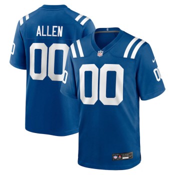 Men's Indianapolis Colts CJ Allen Royal 2026 NFL Draft Game Jersey Men's Indianapolis Colts CJ Allen Royal 2026 NFL Draft Game Jersey