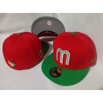 Mexico National Baseball Team Fitted Hat Mexico National Baseball Team Fitted Hat