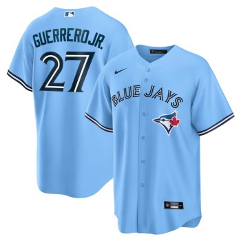 Men's Toronto Blue Jays #27 Vladimir Guerrero Jr. Powder Blue Alternate Replica Player Jersey Men's Toronto Blue Jays #27 Vladimir Guerrero Jr. Powder Blue Alternate Replica Player Jersey