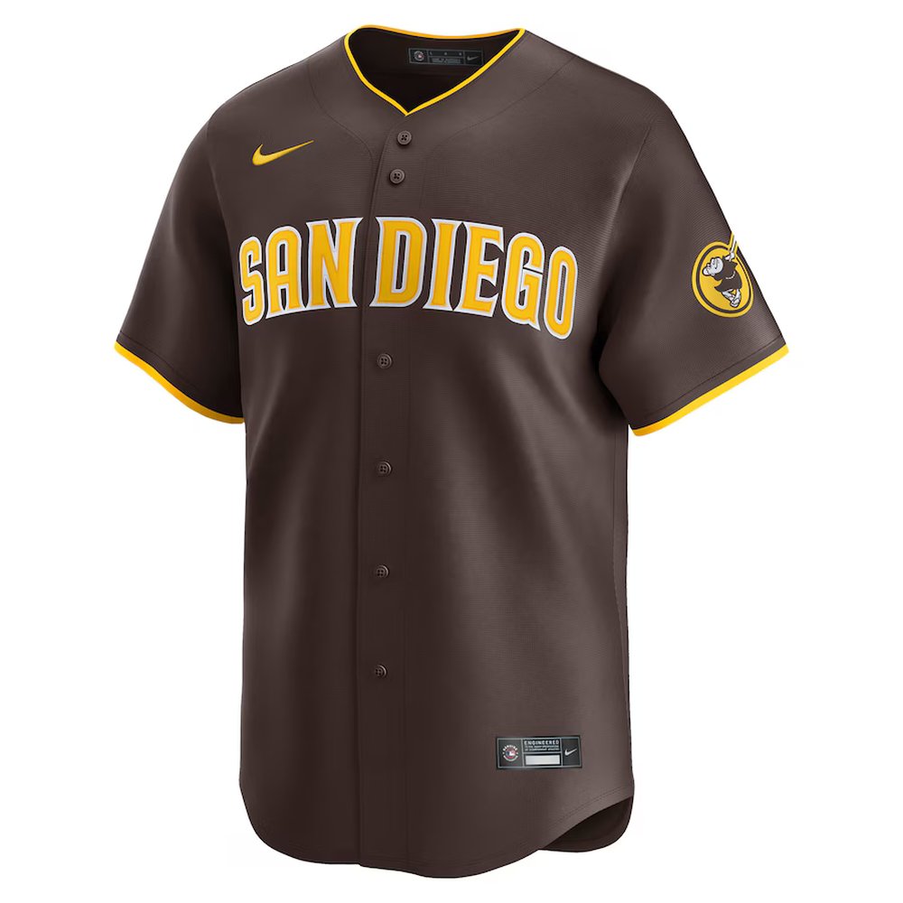 Men's San Diego Padres #2 Xander Bogaerts Nike Brown Alternate Limited Player Jersey