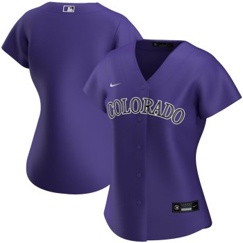 Women's Colorado Rockies Nike Purple Alternate Replica Team Jersey Women's Colorado Rockies Nike Purple Alternate Replica Team Jersey