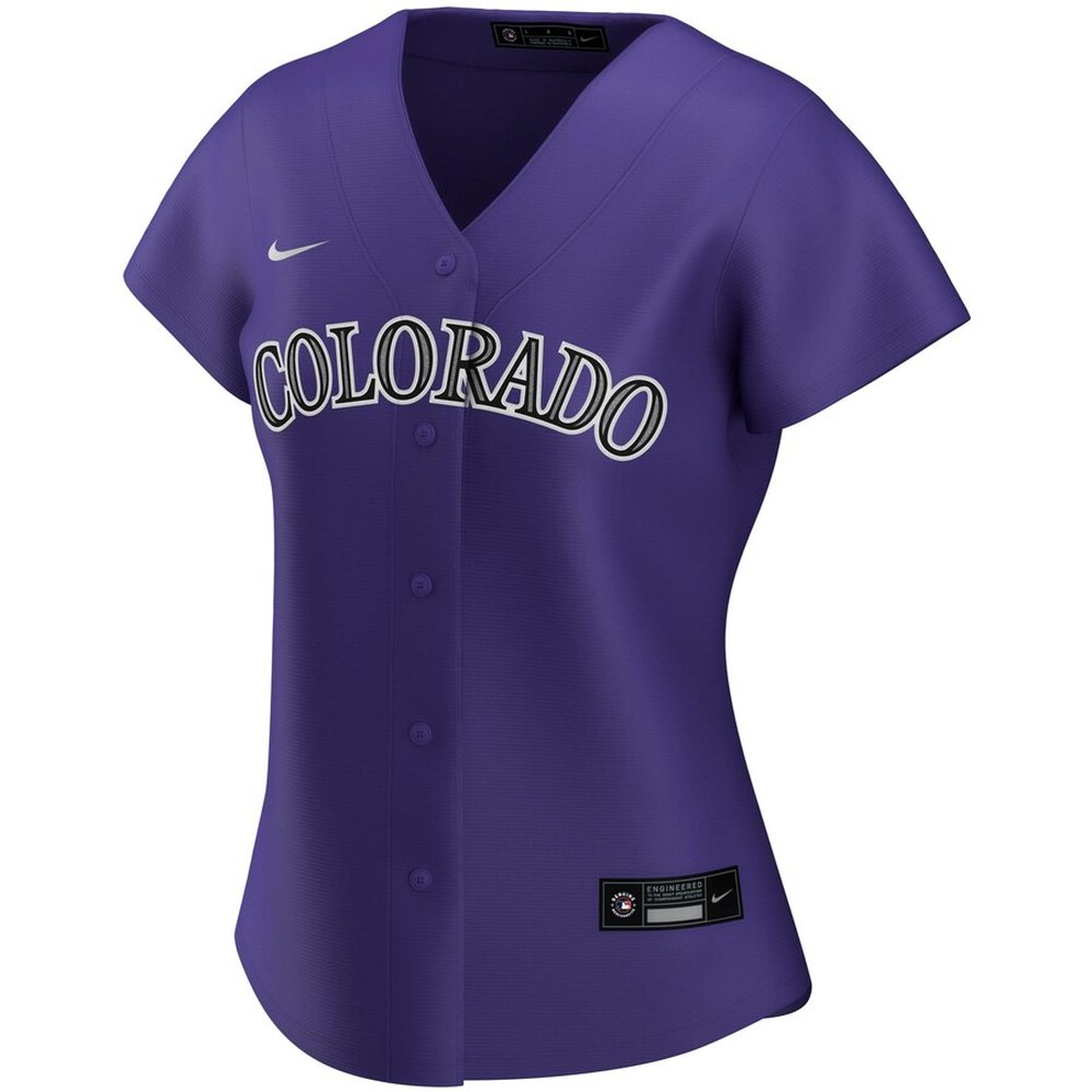 Women's Colorado Rockies Nike Purple Alternate Replica Team Jersey
