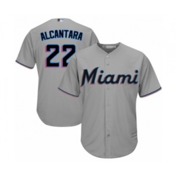 Youth Miami Marlins #22 Sandy Alcantara Authentic Grey Road Cool Base Baseball Jersey Youth Miami Marlins #22 Sandy Alcantara Authentic Grey Road Cool Base Baseball Jersey