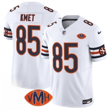 Youth Chicago Bears #85 Cole Kmet White 2025 F.U.S.E. With VMH Patch Vapor Untouchable Limited Stitched Football Jersey Youth Chicago Bears #85 Cole Kmet White 2025 F.U.S.E. With VMH Patch Vapor Untouchable Limited Stitched Football Jersey