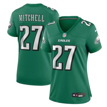 Womens #27 Quinyon Mitchell Midnight Kelly Green Philadelphia Eagles Team Game Jersey Womens #27 Quinyon Mitchell Midnight Kelly Green Philadelphia Eagles Team Game Jersey
