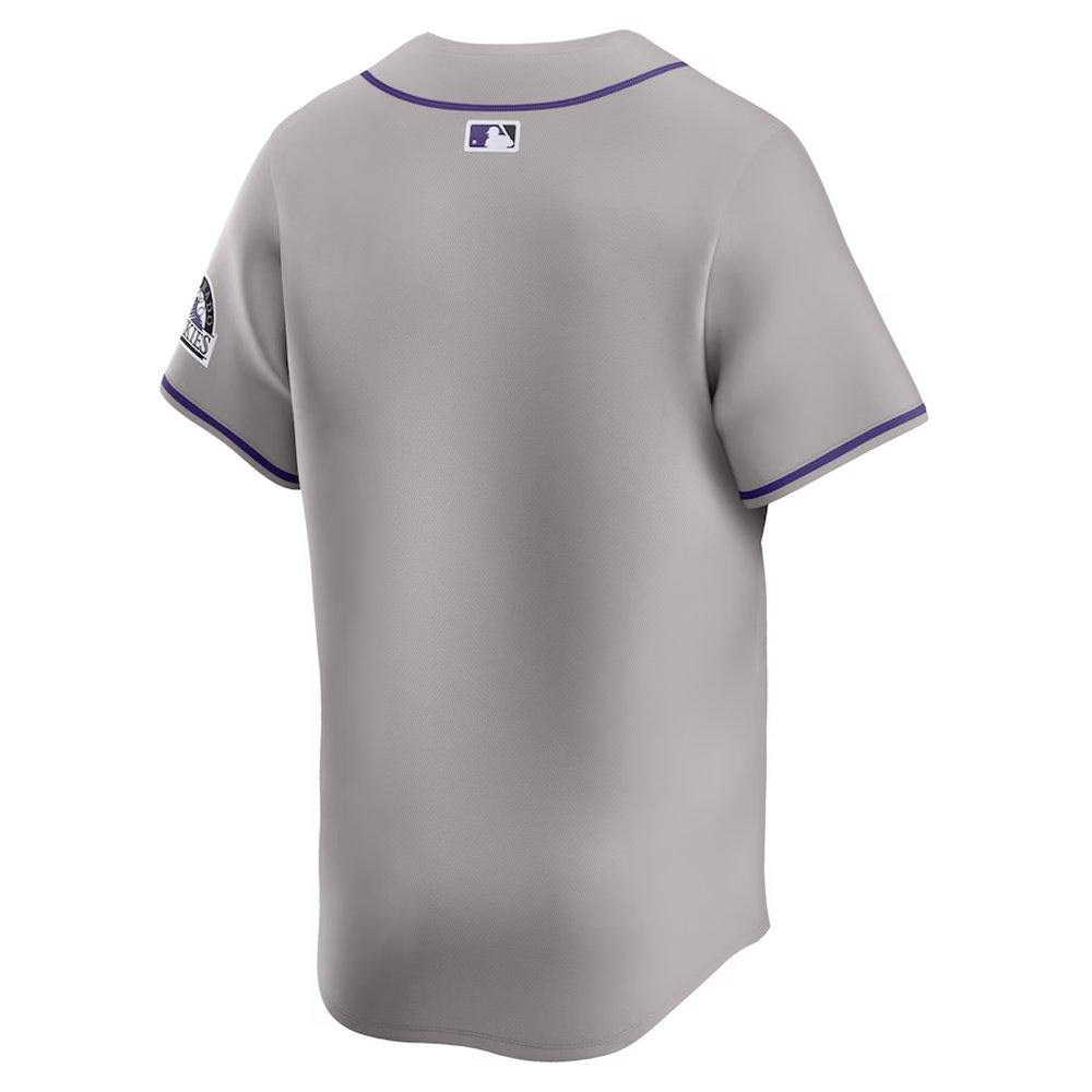 Men's Colorado Rockies Nike Gray Road Limited Jersey Men's Colorado Rockies Nike Gray Road Limited Jersey