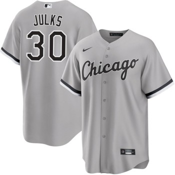Men's Chicago White Sox #30 Corey Julks Gray Home Official Player Jersey