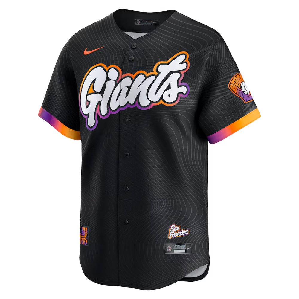 Youth San Francisco Giants Nike Anthracite 2025 City Connect Limited Jersey