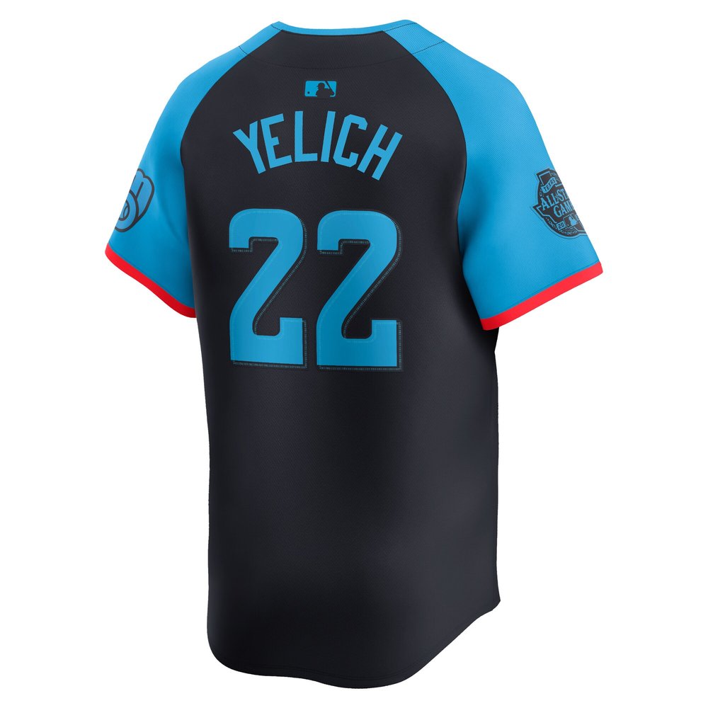 Men's National League Christian Yelich Navy 2024 MLB All-Star Game Limited Player Jersey