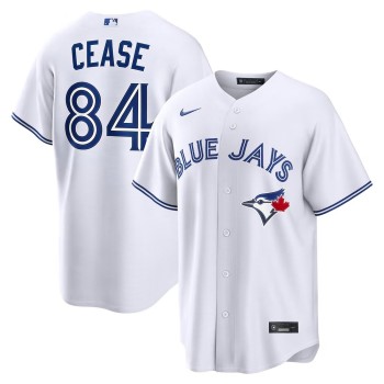 Men's Toronto Blue Jays #84 Dylan Cease White Cool Base Stitched Jersey Men's Toronto Blue Jays #84 Dylan Cease White Cool Base Stitched Jersey