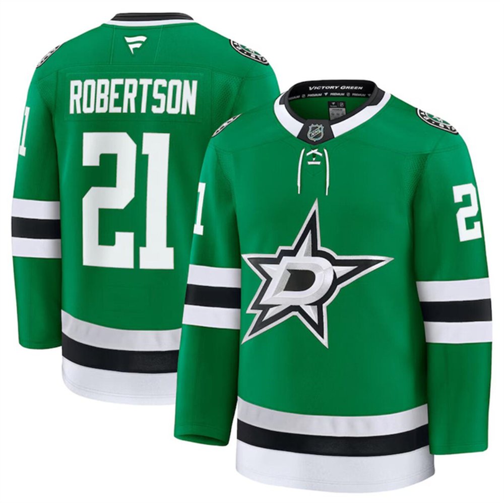 Youth Dallas Stars #21 Jason Robertson Green 2024-25 Home Stitched Hockey Jersey Youth Dallas Stars #21 Jason Robertson Green 2024-25 Home Stitched Hockey Jersey