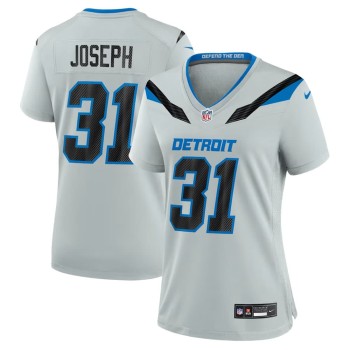 Women's Detroit Lions #31 Kerby Joseph Grey 2026 Rivalries Collection Game Jersey Women's Detroit Lions #31 Kerby Joseph Grey 2026 Rivalries Collection Game Jersey