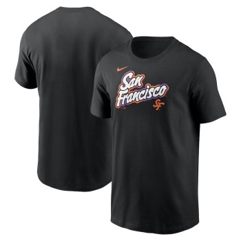 Men's San Francisco Giants Nike Black 2025 City Connect Wordmark T-Shirt