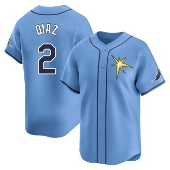 Men's Tampa Bay Rays #2 Yandy Diaz Blue Home Elite Player Jersey Men's Tampa Bay Rays #2 Yandy Diaz Blue Home Elite Player Jersey