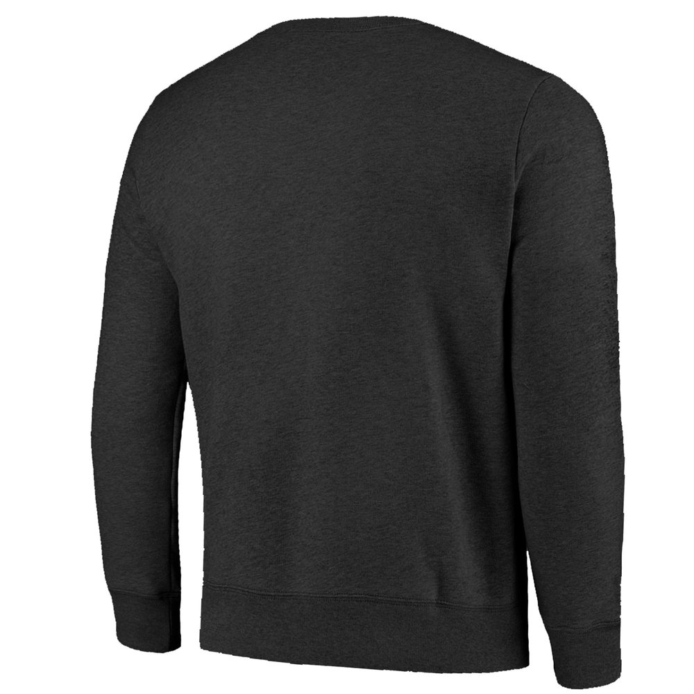 Men's Philadelphia Eagles Threads Black Super Bowl LIX Champions Big Chalk Stripe Tri-Blend Fleece Sweatshirt Men's Philadelphia Eagles Threads Black Super Bowl LIX Champions Big Chalk Stripe Tri-Blend Fleece Sweatshirt