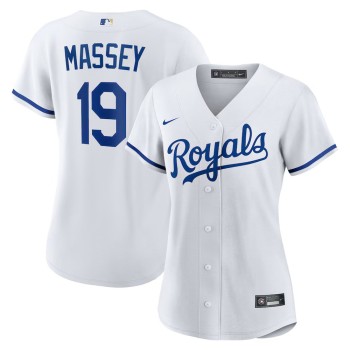 Women's Kansas City Royals #19 Michael Massey Nike White Home Replica Jersey Women's Kansas City Royals #19 Michael Massey Nike White Home Replica Jersey