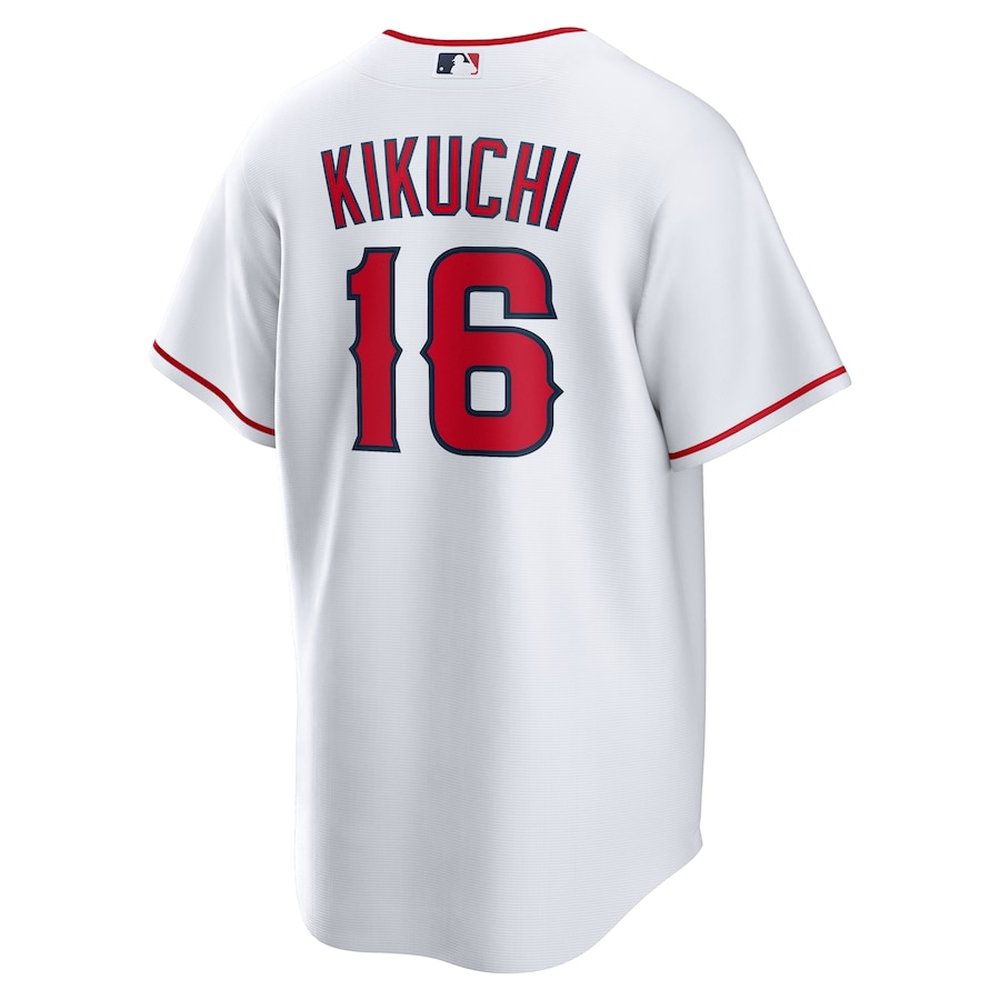 Men's Los Angeles Angels #16 Yusei Kikuchi Nike White Home Replica Jersey Men's Los Angeles Angels #16 Yusei Kikuchi Nike White Home Replica Jersey