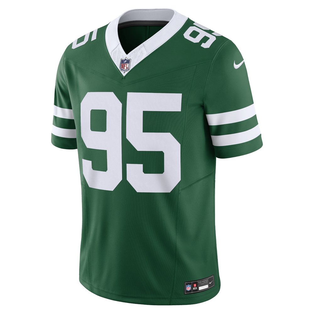 Men's New York Jets Quinnen Williams Legacy Green Vapor F.U.S.E. Limited Jersey Men's New York Jets Quinnen Williams Legacy Green Vapor F.U.S.E. Limited Jersey
