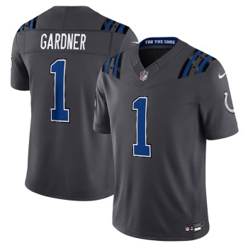 Men's Indianapolis Colts #1 Ahmad Sauce Gardner Charcoal 2026 Rivalries Collection Vapor F.U.S.E. Limited Jersey Men's Indianapolis Colts #1 Ahmad Sauce Gardner Charcoal 2026 Rivalries Collection Vapor F.U.S.E. Limited Jersey