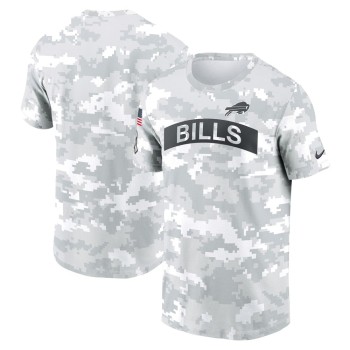 Men's Buffalo Bills White 2024 Salute To Service Big & Tall Performance T-Shirt