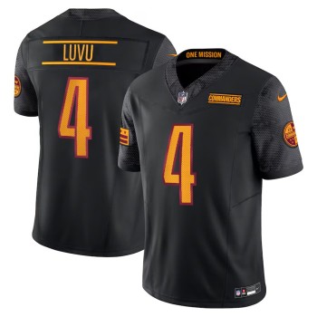 Men's Nike #4 Frankie Luvu Black Washington Commanders F.U.S.E. Vapor Untouchable Limited Stitched Football Jersey