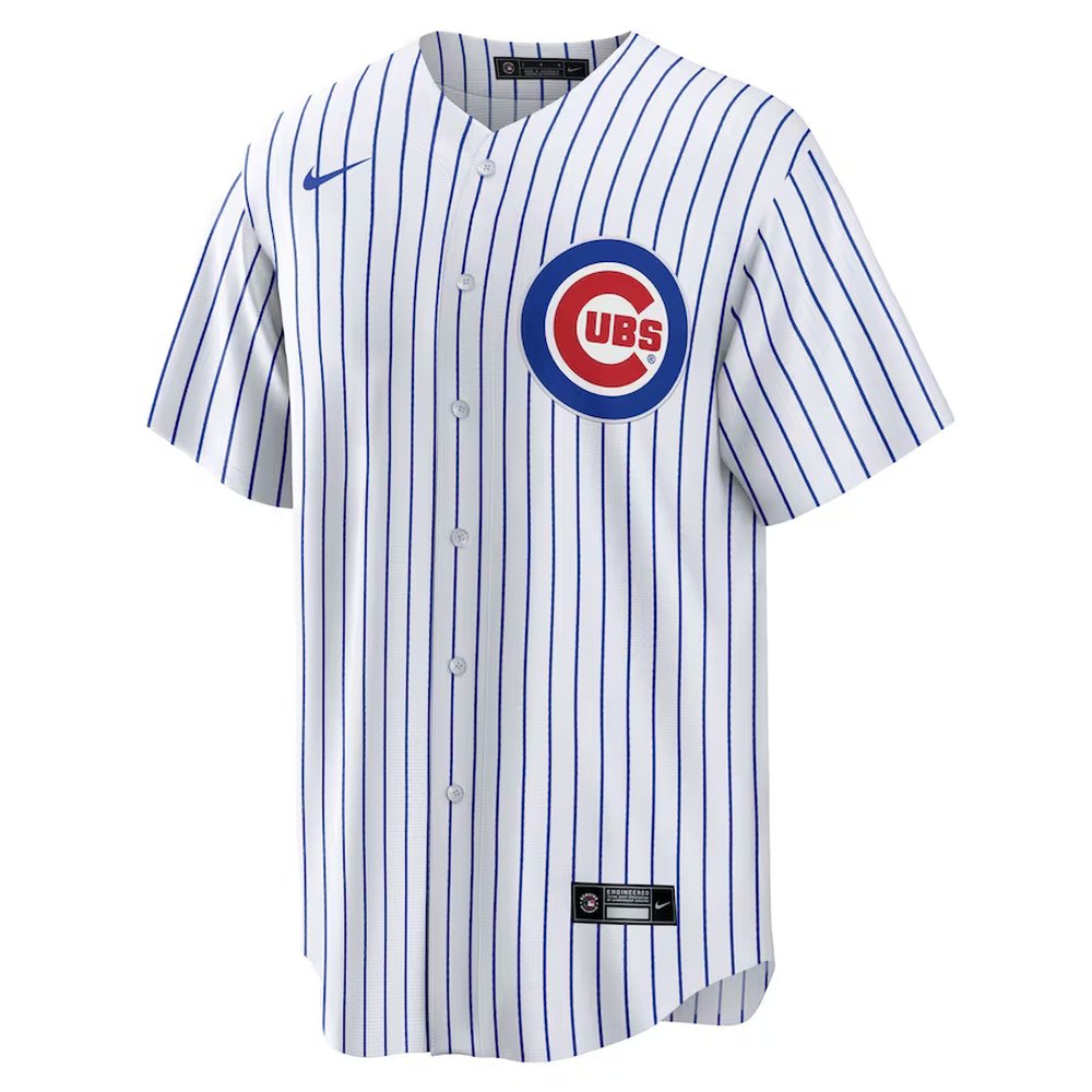 Youth Chicago Cubs #4 Pete Crow-Armstrong White Home Replica Player Jersey Youth Chicago Cubs #4 Pete Crow-Armstrong White Home Replica Player Jersey