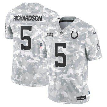 Men's Indianapolis Colts Anthony Richardson Arctic Camo 2024 Salute to Service Limited Jersey Men's Indianapolis Colts Anthony Richardson Arctic Camo 2024 Salute to Service Limited Jersey