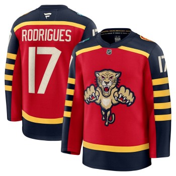 Youth Florida Panthers #17 Evan Rodrigues Red NHL 2026 Winter Classic Jersey