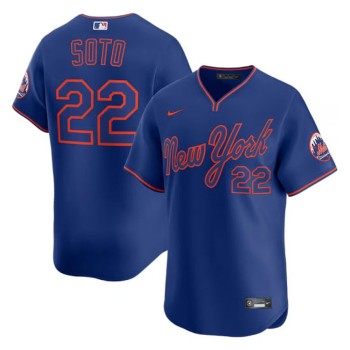 Men's New York Mets #22 Juan Soto Royal Alternate 2025 MLB Limited Jersey Men's New York Mets #22 Juan Soto Royal Alternate 2025 MLB Limited Jersey