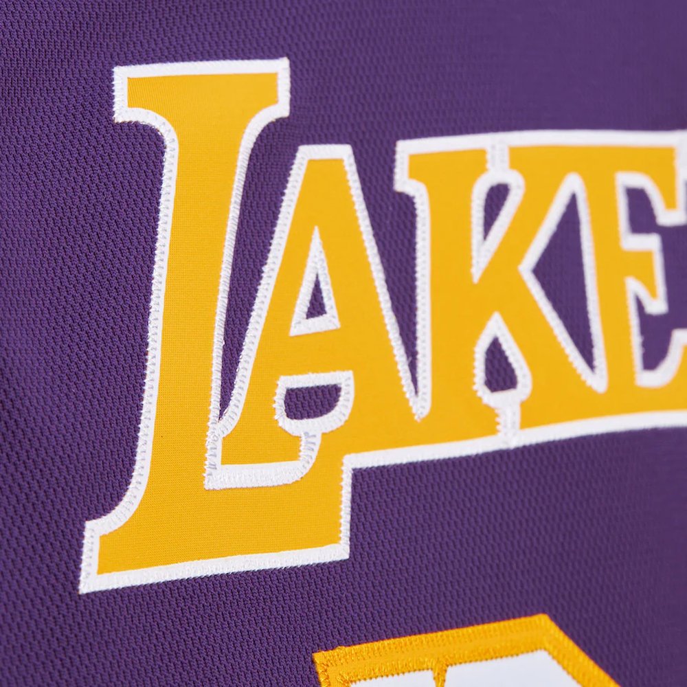 Men's Los Angeles Lakers #34 Shaquille O'Neal Purple 2000 NBA All-Star Game Authentic Jersey