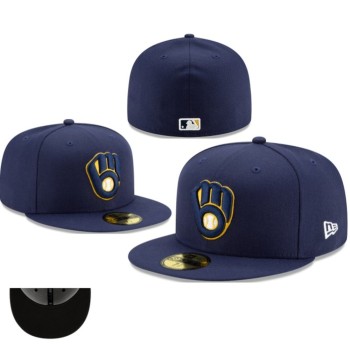 Milwaukee Brewers Fitted Hat Milwaukee Brewers Fitted Hat
