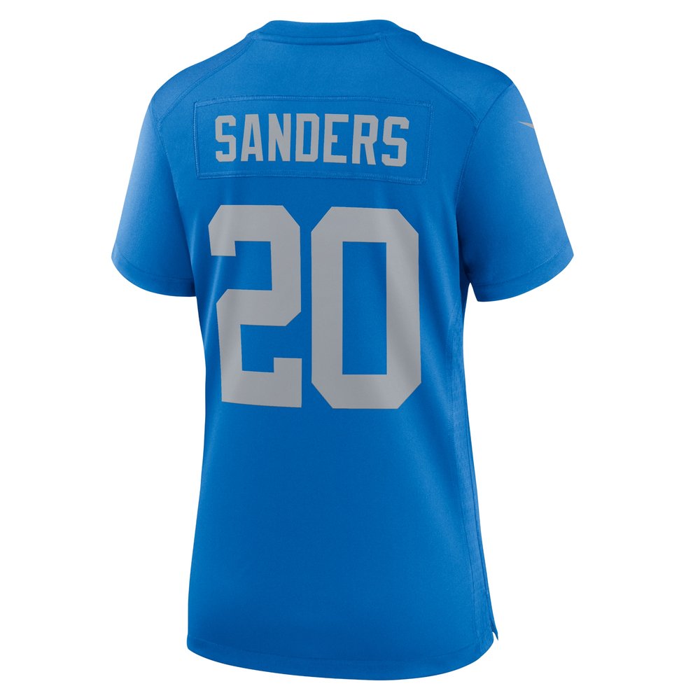 Women's Detroit Lions #20 Barry Sanders Blue Alternate Game Jersey