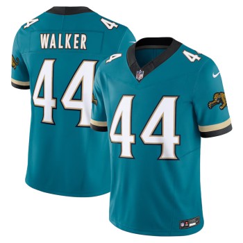 Men's Jacksonville Jaguars #44 Travon Walker Nike Teal Prowler Throwback Vapor F.U.S.E. Limited Jersey Men's Jacksonville Jaguars #44 Travon Walker Nike Teal Prowler Throwback Vapor F.U.S.E. Limited Jersey