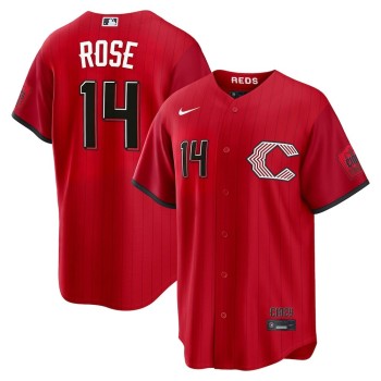 Youth Cincinnati Reds #14 Pete Rose Red 2026 City Connect Stitched Jersey Youth Cincinnati Reds #14 Pete Rose Red 2026 City Connect Stitched Jersey