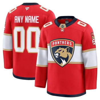 Youth Florida Panthers Red Home Custom Jersey Youth Florida Panthers Red Home Custom Jersey