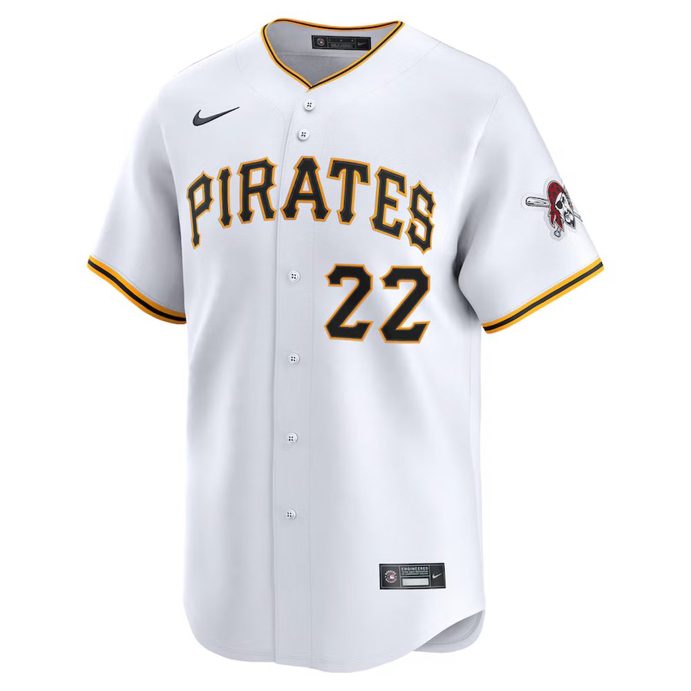 Men's Pittsburgh Pirates #22 Andrew McCutchen White Home Limited Player Jersey