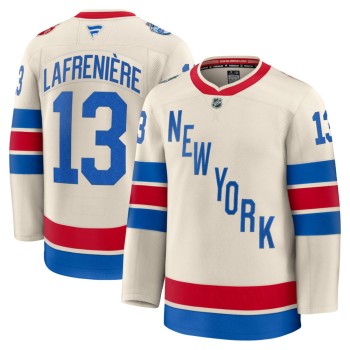 Youth New York Rangers #13 Alexis Lafreniere Beige 2026 NHL Winter Classic Jersey Youth New York Rangers #13 Alexis Lafreniere Beige 2026 NHL Winter Classic Jersey