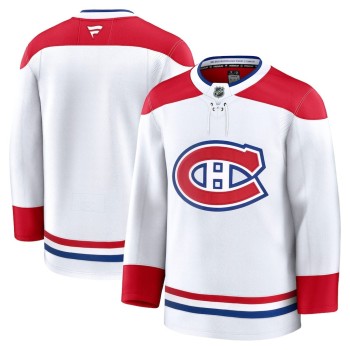 Men's Montreal Canadiens White Away Premium Jersey