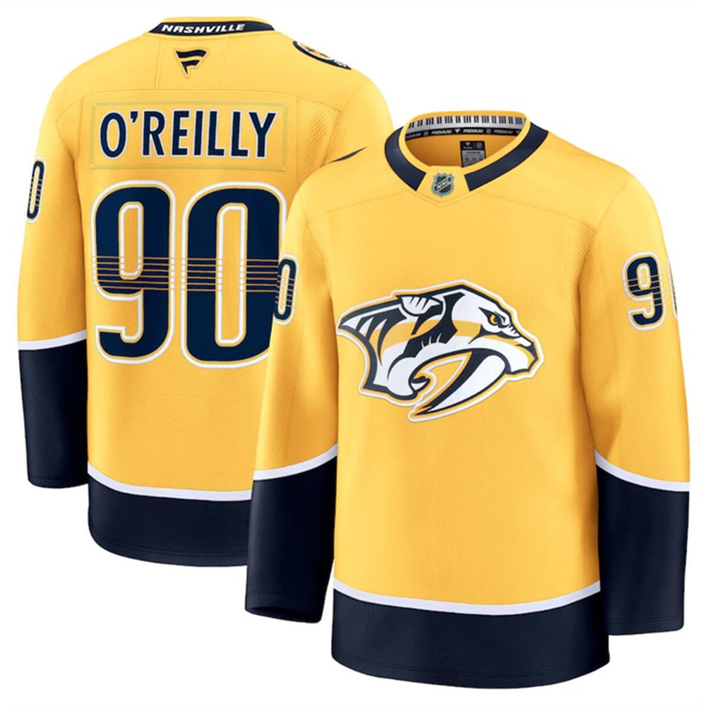 Youth Nashville Predators #90 Ryan O'Reilly Gold 2024-25 Home Stitched Hockey Jersey Youth Nashville Predators #90 Ryan O'Reilly Gold 2024-25 Home Stitched Hockey Jersey