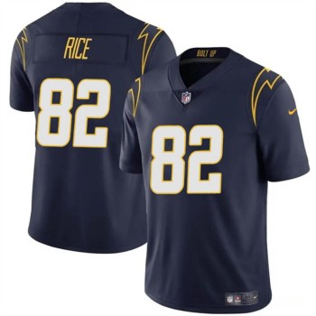 Youth Los Angeles Chargers #82 Brenden Rice Navy 2024 Draft Vapor Limited Stitched Football Jersey Youth Los Angeles Chargers #82 Brenden Rice Navy 2024 Draft Vapor Limited Stitched Football Jersey