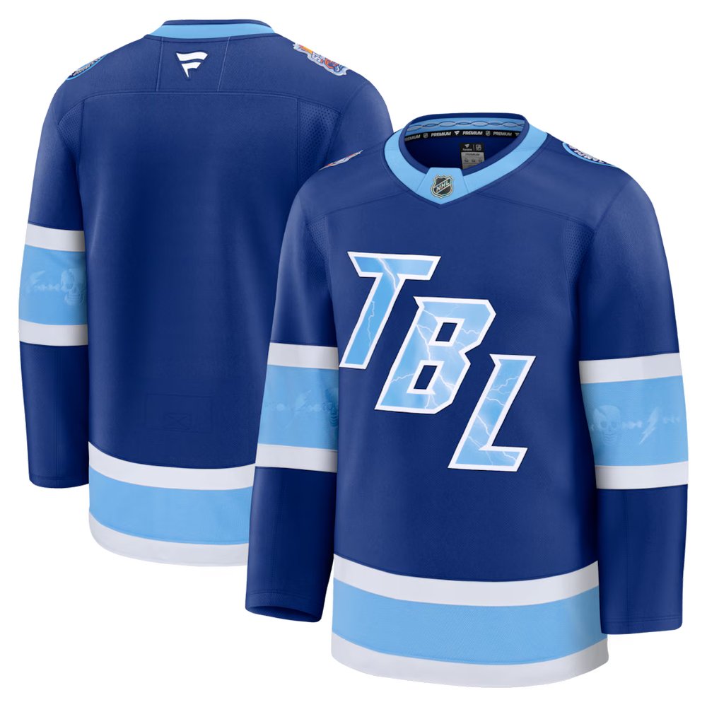 Youth Tampa Bay Lightning Blue 2026 NHL Stadium Series Premium Jersey