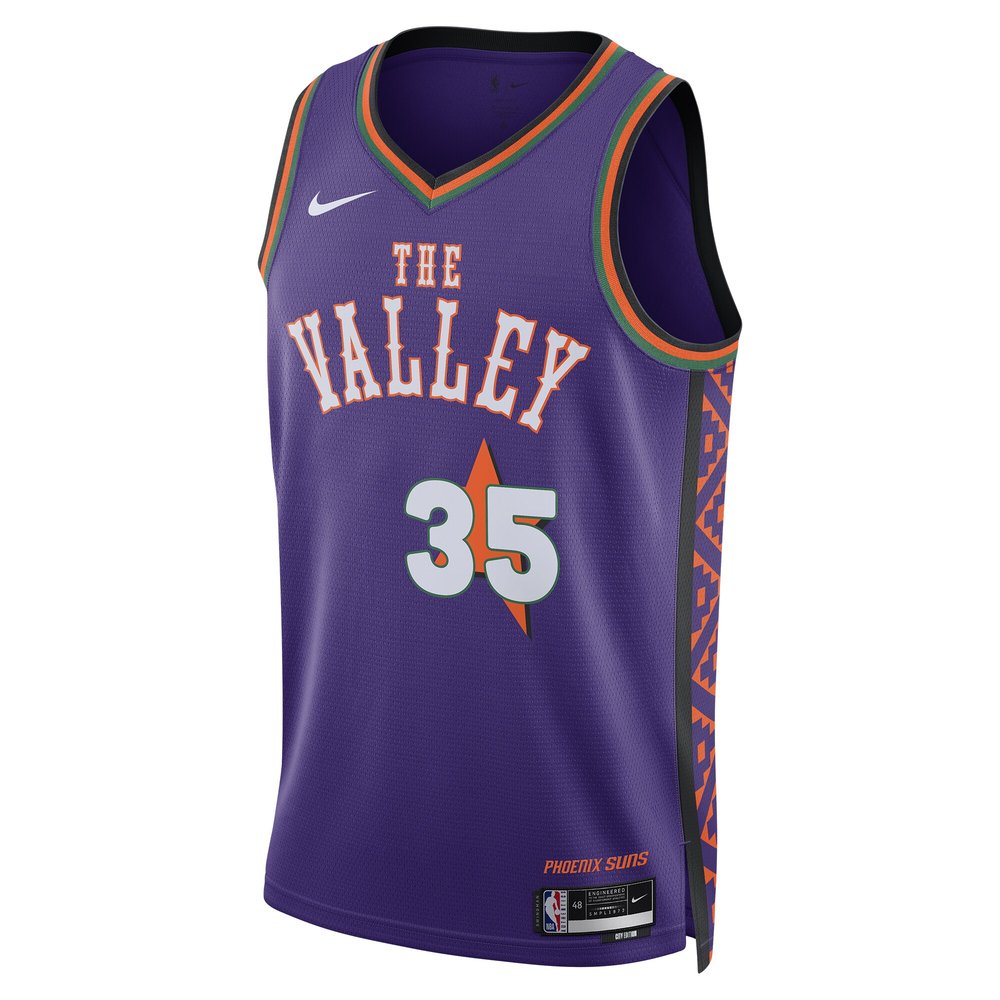 Unisex Phoenix Suns Kevin Durant Purple 2024/25 Swingman Player Jersey - City Edition