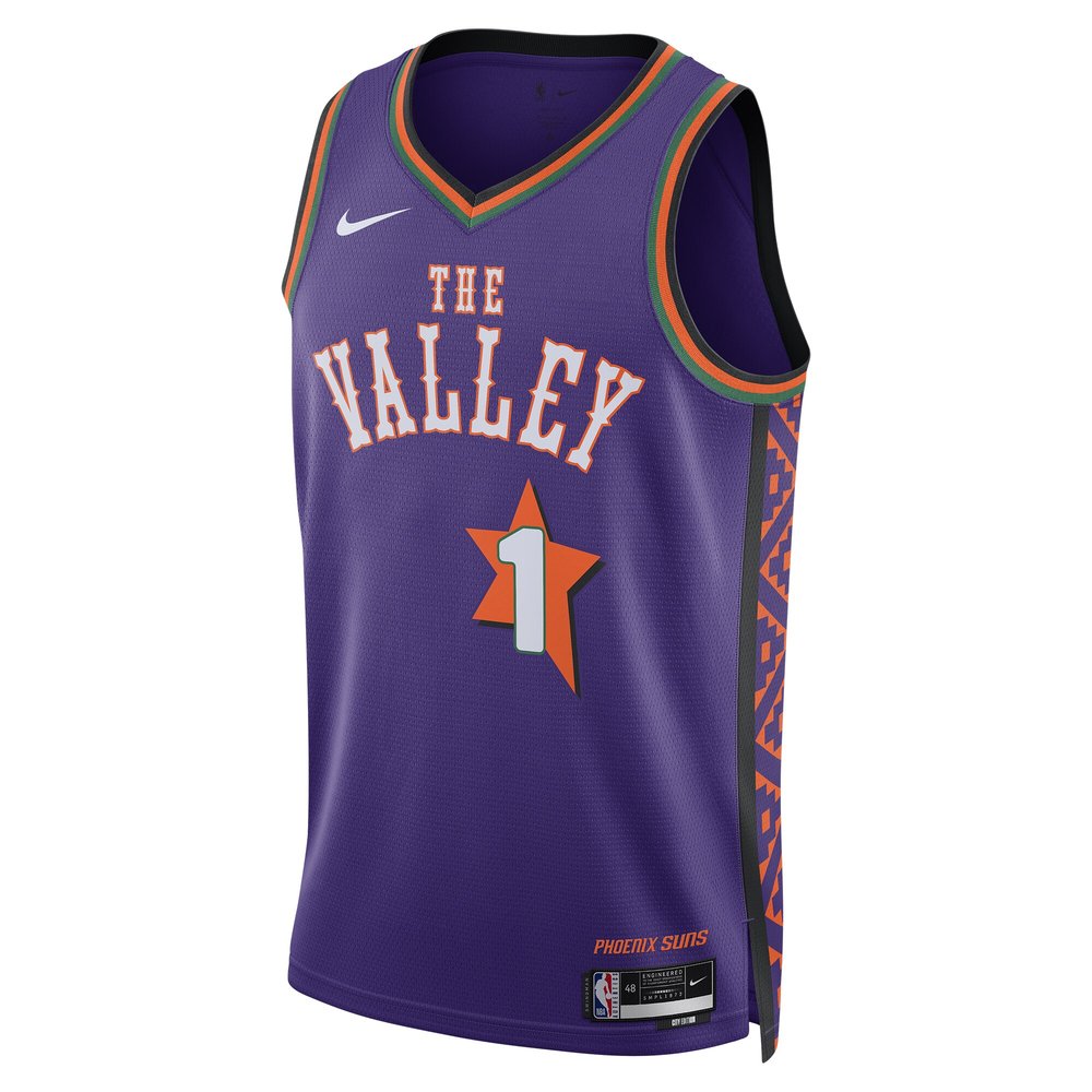 Unisex Phoenix Suns Devin Booker Purple 2024/25 Swingman Player Jersey - City Edition