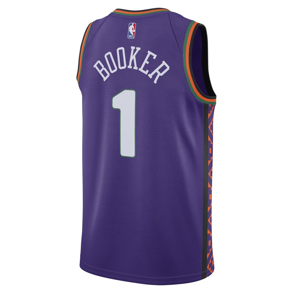 Unisex Phoenix Suns Devin Booker Purple 2024/25 Swingman Player Jersey - City Edition