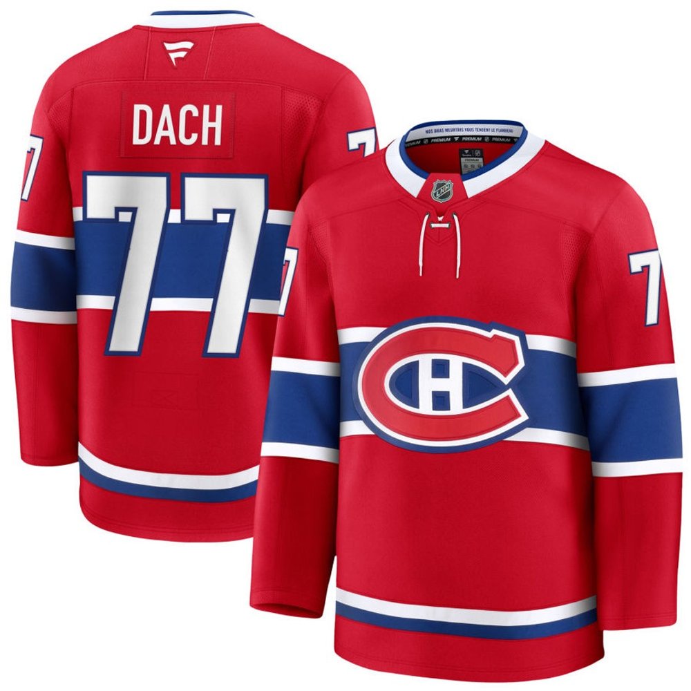 Youth Montreal Canadiens #77 Kirby Dach Red Home Jersey Youth Montreal Canadiens #77 Kirby Dach Red Home Jersey
