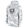 Men's Chicago Bears Arctic Camo 2024 Salute to Service Club Fleece Pullover Hoodie