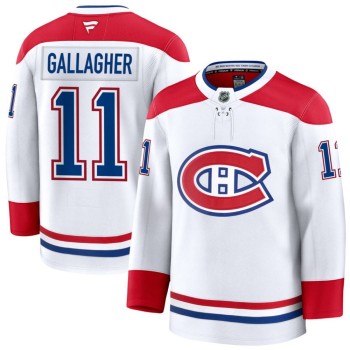 Youth Montreal Canadiens #11 Brendan Gallagher White Away Jersey