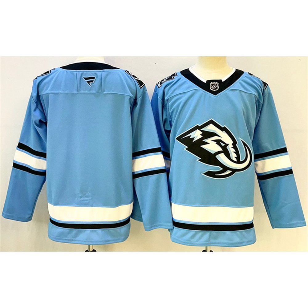 Youth Utah Mammoth Blank Blue 2025 Stitched Jersey